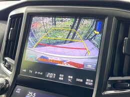 【バックカメラ】駐車時に後方がリアルタイム映像で確認できます。大型商業施設や立体駐車場での駐車時や、夜間のバック時に大活躍！運転スキルに関わらず、今や必須となった装備のひとつです！