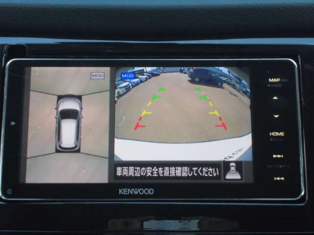 便利な全方向モニター装備です。