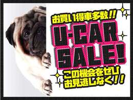 お買い得車多数！！この機会をぜひお見逃しなく！！