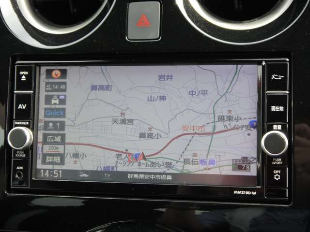 ★純正ナビ・MM319D-W★フルセグテレビ・DVD再生・CD・CD録音・SDカード・USBメモリー・Bluetooth＆ハンズフリー通話・AM/FMラジオ・ipod接続対応（別売）★