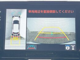 【パノラミックビューモニター】専用のカメラにより、上から見下ろしたような視点で360度クルマの周囲を確認することができます☆死角部分も確認しやすく、狭い場所での切り返しや駐車もスムーズに行えます。