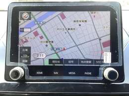純正ナビゲーションです☆ワイドで明るい液晶画面、簡単な操作方法、多彩な機能が満載。知らない街でも安心です。