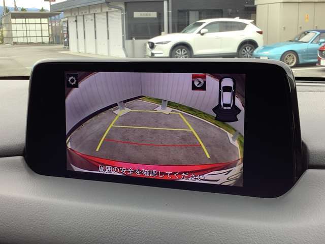 バックモニター・パーキングセンサーつき！