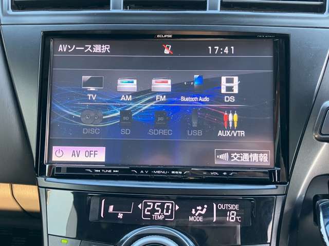イクリプス製9インチナビ【AVN-ZX03i】フルセグTV/Bluetooth/CD/DVD/バックモニター