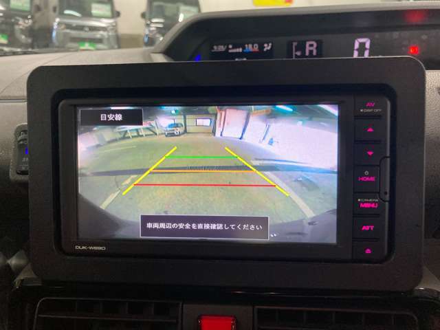 【バックモニター】　バックモニターもございますので駐車もラクラクです！