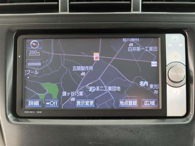 ナビゲーション付き。タッチパネル式で使いやすく、お出かけもラクラクです。