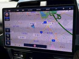 パナソニック10インチフローティングナビ搭載。最新型のナビへの交換も可能です。