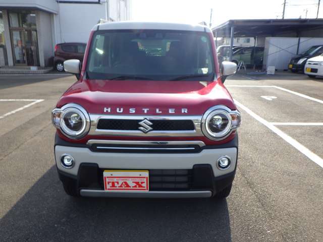 4，350km　フルセグナビ　ブルートゥース　DVD/CD　ステリモスイッチ　HUSTLERエンブレム　ルーフレール　禁煙車　LEDヘッドライト　オートライト　オートハイビーム　LEDフォグランプ