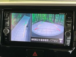 【アラウンドビューモニター】専用のカメラにより、上から見下ろしたような視点で360度クルマの周囲を確認することができます☆死角部分も確認しやすく、狭い場所での切り返しや駐車もスムーズに行えます。
