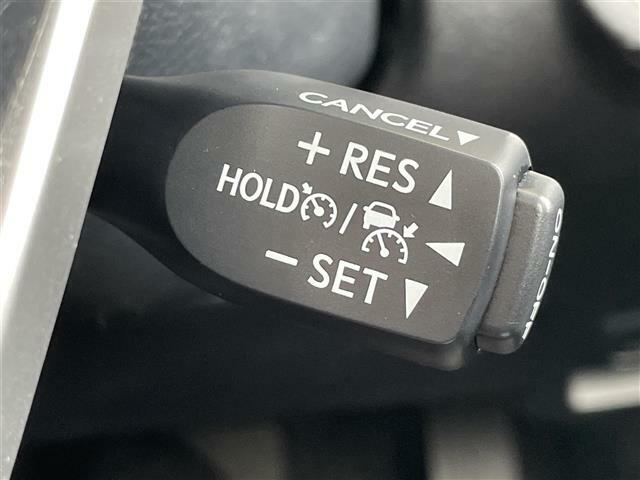 ◆クルーズコントロール【アクセルを離しても前方の車に合わせて走行ができる装備です。】