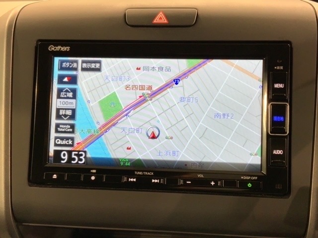 ギャザズナビ搭載です。知らない道も安心ですね！