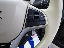 ステアリングスイッチ右側はクルーズコントロール関連のボタン類になります。