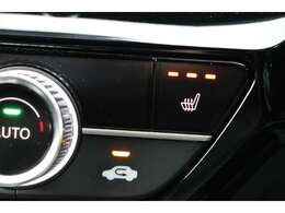 これからの季節に嬉しいシートヒーターを装備。3段階切替で素早く体を温めてくれます。