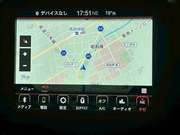 純正メーカーナビ。フルセグ、ブルートゥースお楽しみいただけます。
