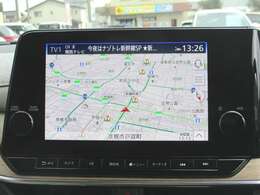 9インチ大画面NissanConnectナビ！スマホコンテンツをナビ表示「Apple CarPlay」「Android Auto」対応。USB・HDMIで外部入力♪別途有料申込みで地図自動更新やオペレーターサービス、使い放題Wi-Fiスポットに！