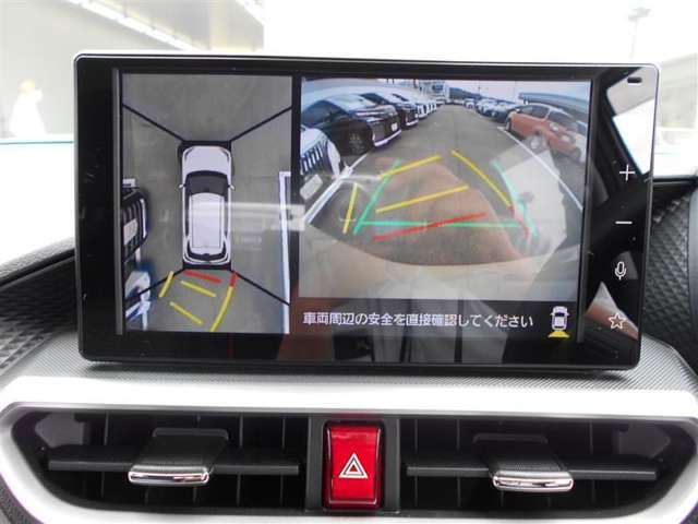 全方位モニター付きで車庫入れも安心です。