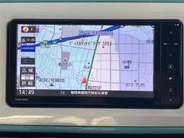 旅行やレジャーにと様々なシーンで期待に応える安心ナビ付き！ブルートゥースやDVD再生機能も付いてます