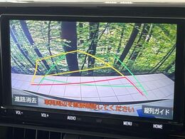 【バックカメラ】駐車時に後方がリアルタイム映像で確認できます。大型商業施設や立体駐車場での駐車時や、夜間のバック時に大活躍！運転スキルに関わらず、今や必須となった装備のひとつです！