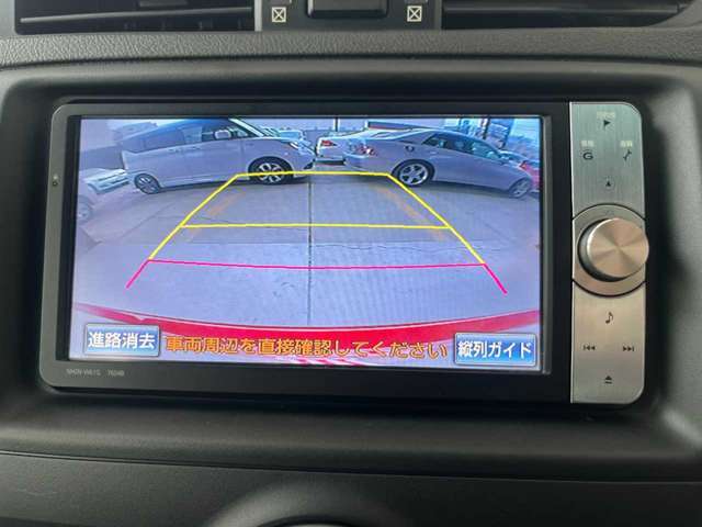 便利なバックカメラ装備。苦手な駐車もラクラクです。