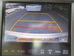 バックが苦手な方は必見！ライン表示付きのバックモニターが障害物を映し出してくれます！
