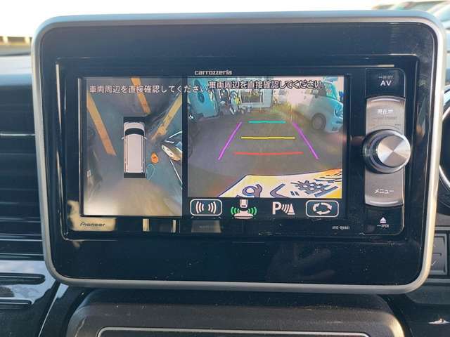 アラウンドビューモニター、バックカメラの視界も良好です！駐車の際にも便利♪