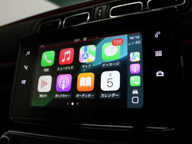 カープレイ　USB入力　Bluetooth　Bカメラ　ETC　スマートキー　オートライト　オートエアコン　衝突被害軽減ブレーキ　レーンアシスト　ブラインドスポットモニター　クルーズコントロール　純正アルミホイール