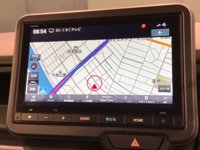 ギャザズナビ搭載です。知らない道も安心ですね！