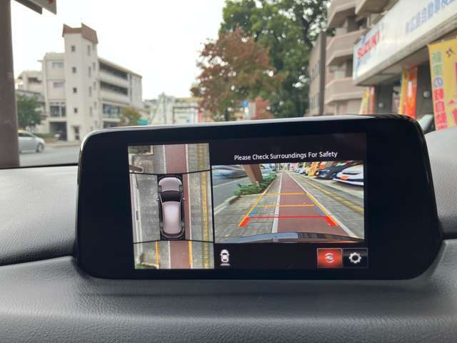 全方位カメラついています。