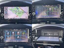 純正メモリーナビ（MM317D‐W）です。CD・DVD・Bluetooth対応です。