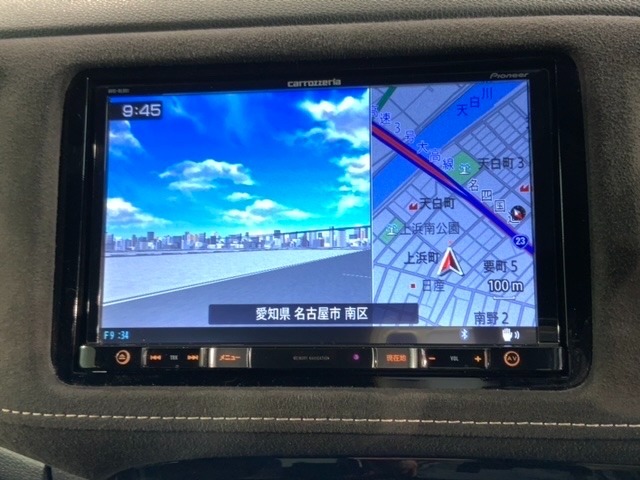 社外ナビ搭載です。知らない道も安心ですね！