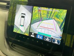 【全方位モニター用カメラ】専用のカメラにより、上から見下ろしたような視点で360度クルマの周囲を確認することができます☆死角部分も確認しやすく、狭い場所での切り返しや駐車もスムーズに行えます。