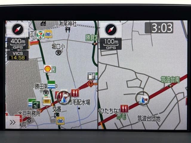 【純正ナビ】専用設計で車内の雰囲気にマッチ。ナビ利用時のマップ表示は見やすく、いつものドライブがグッと楽しくなります。