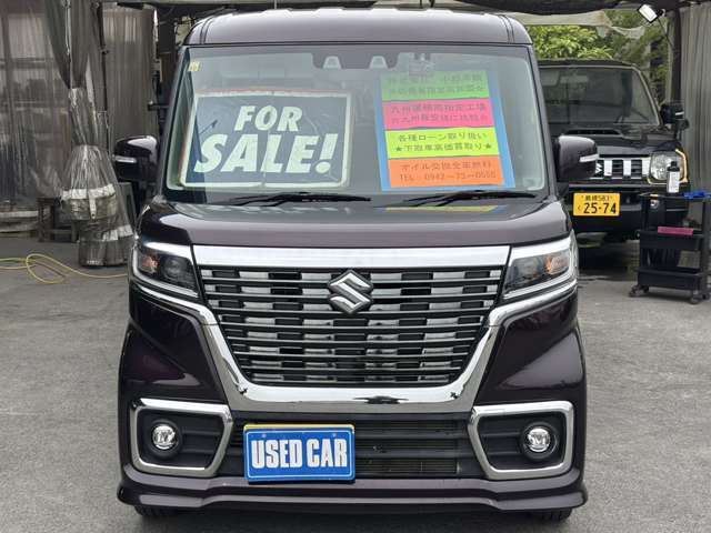 ★正面からの一枚です★100項目以上のチェックをして厳しい規定をクリアした車両を展示しております♪プロの国家2級整備士にお任せ下さい♪納車前には、徹底した点検＆整備実施をして安心をお届します♪