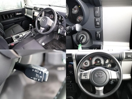 本革巻きのステアリングやシフトノブ、クルーズコントロールはカラーパッケージの標準装備になります！