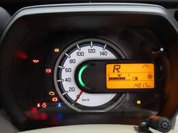 アナログとデジタル、円と四角を組み合わせた可愛らしいデザインのメーターが可愛いですね。