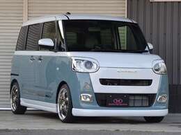 新品バタフライシステムエアロ（フロント・サイド・リア・アイライン）　新品WORK16インチアルミホイル＆新品LUCCINIタイヤ　新品RSRダウンサス