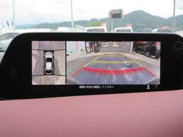 ■　装備3　■　360°ビューモニター：360°見渡せるカメラとなっており、ぶつける心配が無くなります！