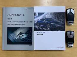 ■禁煙車　■取扱説明書　■新車時保証書　■ディーラー点検記録簿（H30、R01、02）　■スペアキー