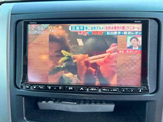 走行中TV映ります！