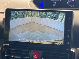 【バックカメラ】駐車時に後方がリアルタイム映像で確認できます。大型商業施設や立体駐車場での駐車時や、夜間のバック時に大活躍！運転スキルに関わらず、今や必須となった装備のひとつです！