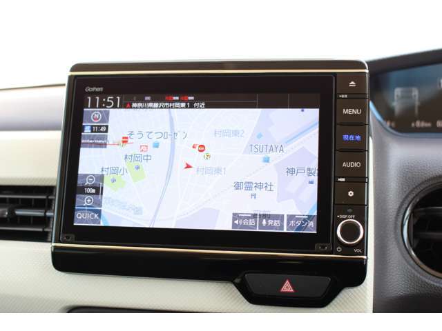 N-BOX専用ナビVXU-207NBi搭載！ナビ付きなので初めての場所でも楽々ドライブが叶います♪