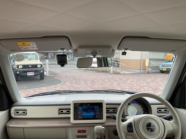 見晴らしの良い運転席です