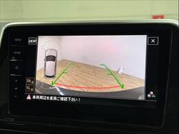 バックカメラ搭載。駐車時も安心です。