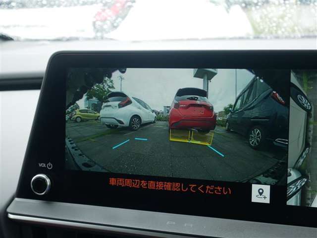 フロントカメラ（VIEWボタンを押す事で表示できます）