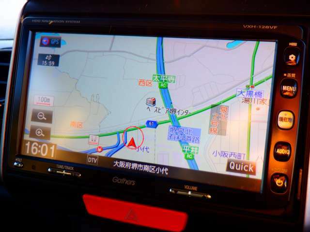 HDDナビ　初めての道も楽々走行　使いやすいナビで目的地までしっかり案内してくれます　各種オーディオ再生機能も充実しており、お車の運転がさらに楽しくなります