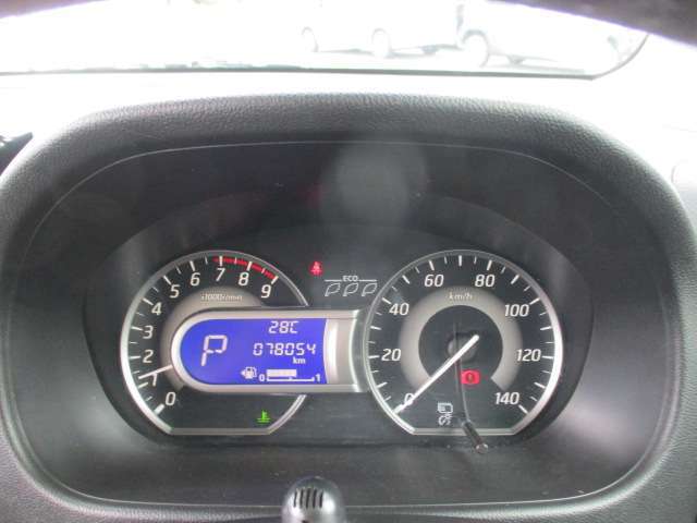 メーターの写真です。距離は78054キロです。