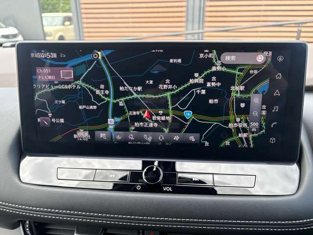 多機能ナビゲーションがあなたをしっかり目的地までサポートします。スマホのナビとは自車位置精度が違います。純正ナビなら保証も対象で安心です。