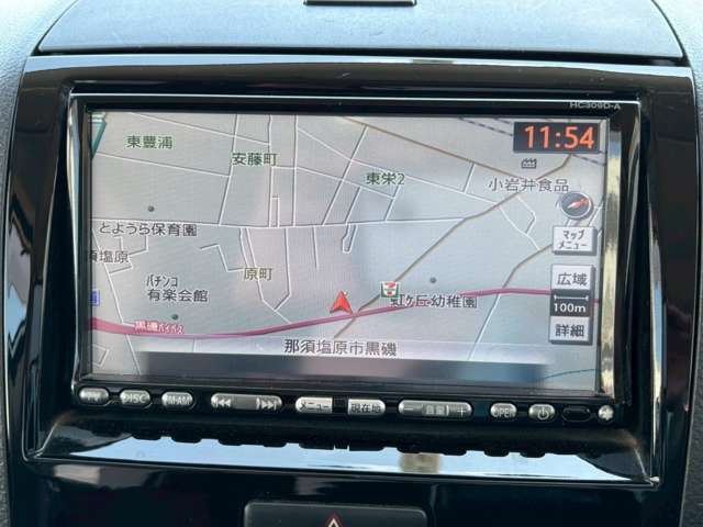 メモリーナビ搭載！