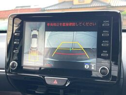 【パノラミックビューモニター】専用のカメラにより、上から見下ろしたような視点で360度クルマの周囲を確認することができます☆死角部分も確認しやすく、狭い場所での切り返しや駐車もスムーズに行えます。