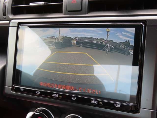車庫入れもお任せのバックカメラ付き！